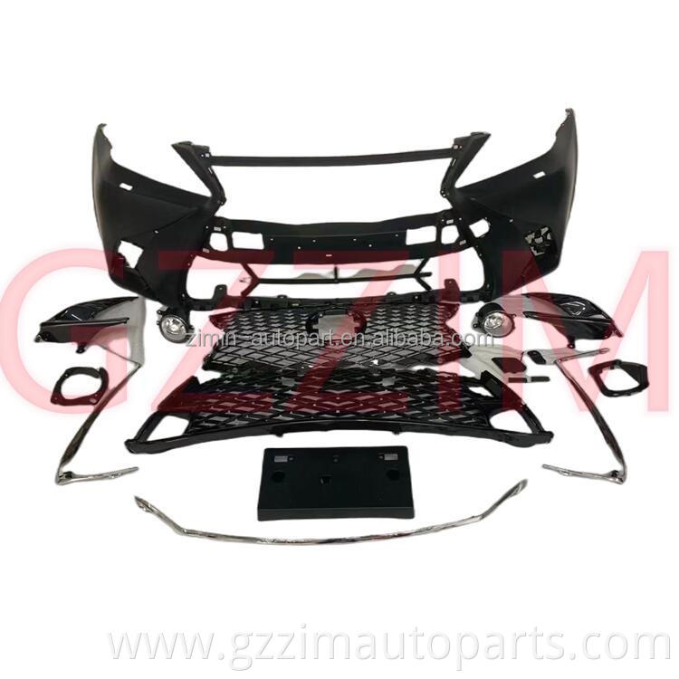 PP Plastic Front & Rear Bumper Side Skirt Fender Body Kits Upgrade Parts For Lex*s IS 2006-2012 upgrade to GSF